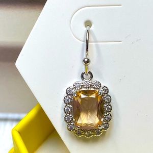 NWT RBP3406 | Wonderstruck | Peach Topaz on Rhodium Earrings